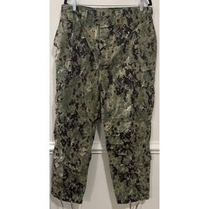 US Navy NWU Type III Pants Large Regular Ripstop Camo‎ Working Uniform Trousers